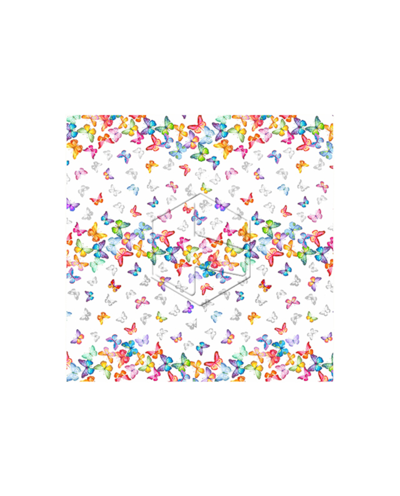 Tovaglia Cerata Farfalle 1,40 mt x multipli di 0,50mt - immagine 2